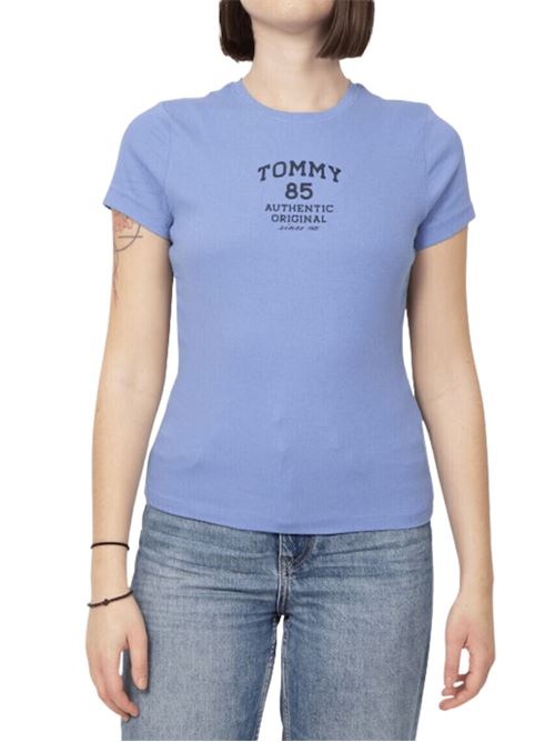 T-shirt slim fit a costine Tommy Jeans | DW0DW21849C58